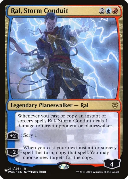 Ral, Storm Conduit, Magic card PLST WAR-211 — The List set