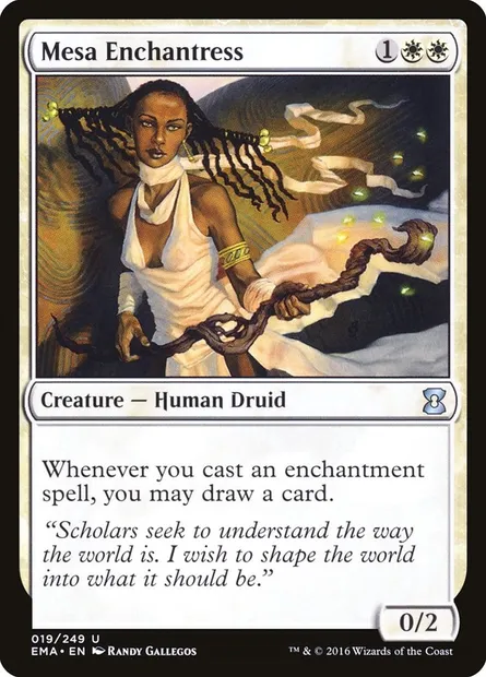 Mesa Enchantress, Magic card EMA 19 — Eternal Masters set