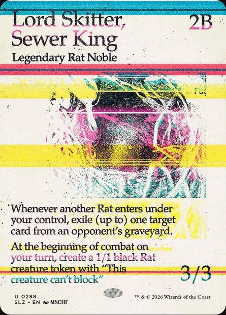 Lord Skitter, Sewer King, Magic card SLZ 288 — The Zeta Set set