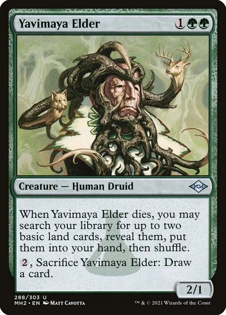 Yavimaya Elder, Magic card MH2 288 — Modern Horizons 2 set