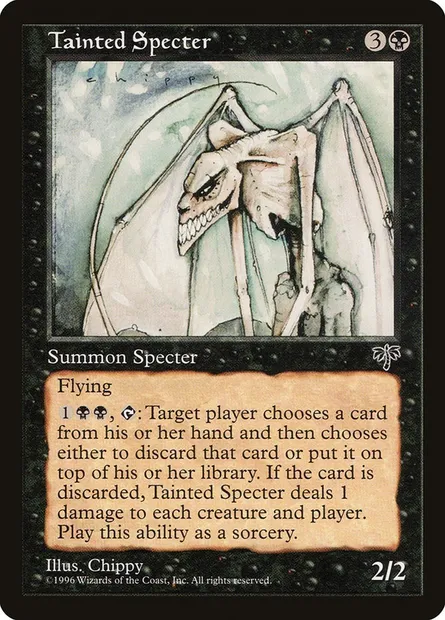 Tainted Specter, Magic card MIR 148 — Mirage set