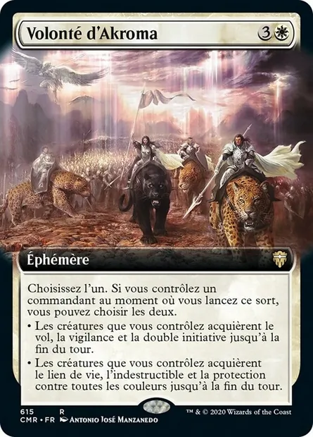 Volonté d'Akroma, carte Magic CMR 615 — extension Commander Legends