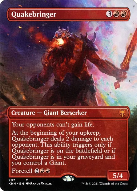 Quakebringer, Magic card KHM 297 — Kaldheim set