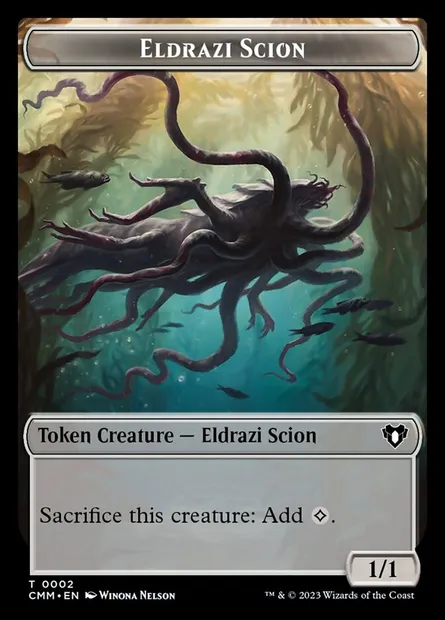 Eldrazi Scion, Magic card TCMM 2 — Commander Masters Tokens set