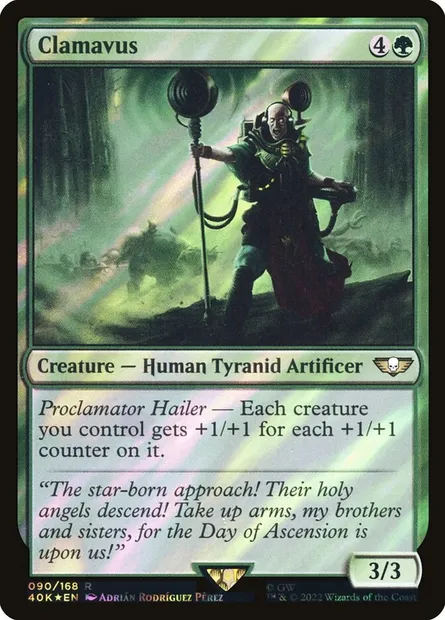 Clamavus, Magic card 40K 90★ — Warhammer 40,000 Commander set