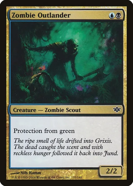 Zombie Outlander, Magic card CON 133 — Conflux set