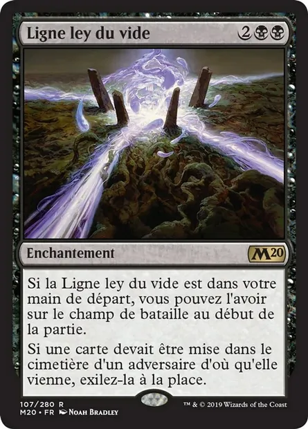 Ligne ley du vide, carte Magic M20 107 — extension Core Set 2020