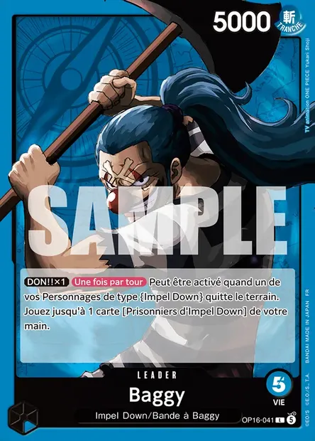 Baggy, carte One Piece OP16-041 — extension L'HEURE DE LA BATAILLE DÉCISIVE