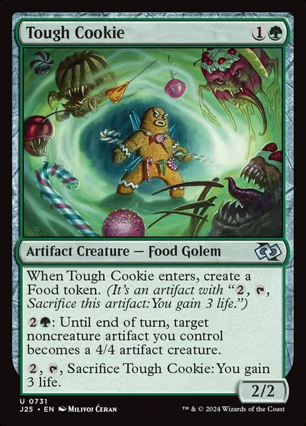 Tough Cookie, Magic card J25 731 — Foundations Jumpstart set