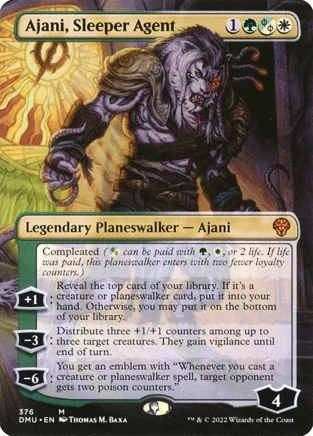 Ajani, Sleeper Agent, Magic card DMU 376 — Dominaria United set