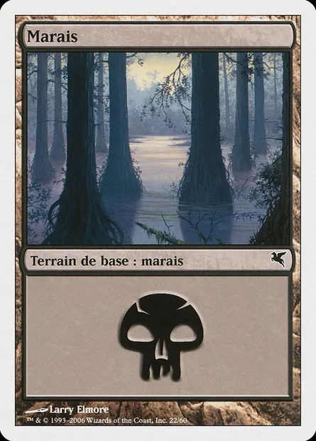 Swamp, Magic card PSAL A22 — Salvat 2005 set