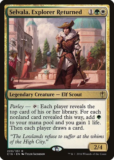Selvala, Explorer Returned, Magic card C16 220 — Commander 2016 set
