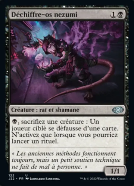 Déchiffre-os nezumi, carte Magic J22 122 — extension Jumpstart 2022