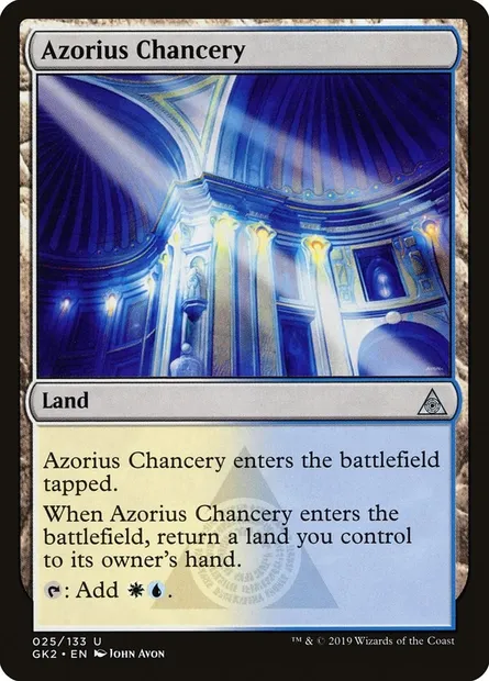 Azorius Chancery, Magic card GK2 25 — RNA Guild Kit set