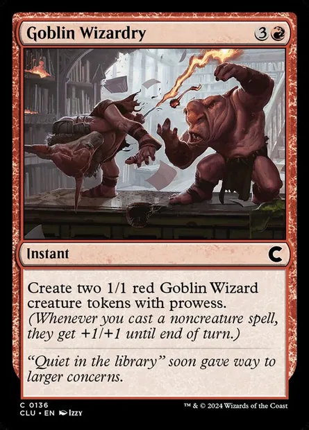 Goblin Wizardry, Magic card CLU 136 — Ravnica: Clue Edition set
