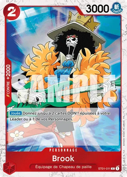 Brook, carte One Piece ST01-011 — extension Straw Hat Crew