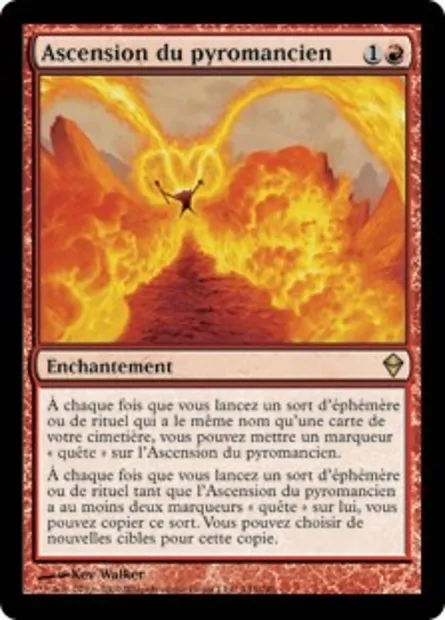 Ascension du pyromancien, carte Magic ZEN 143 — extension Zendikar