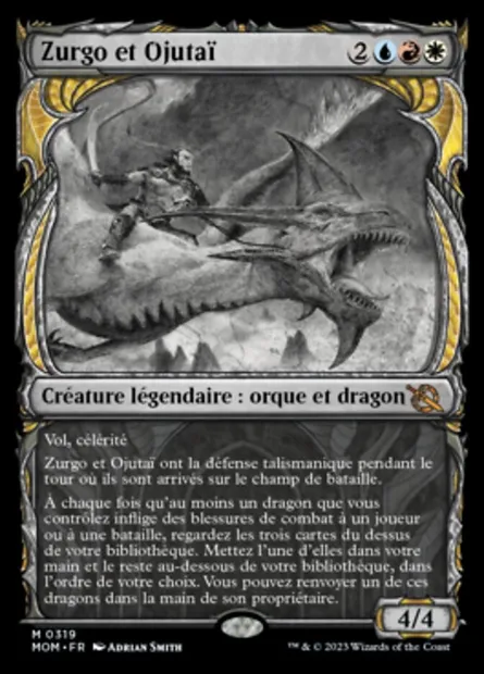 Zurgo et Ojutaï, carte Magic MOM 319 — extension L'invasion des machines