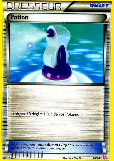 Potion, carte Pokémon TK6S 020 — extension XY Trainer Kit: Sylveon