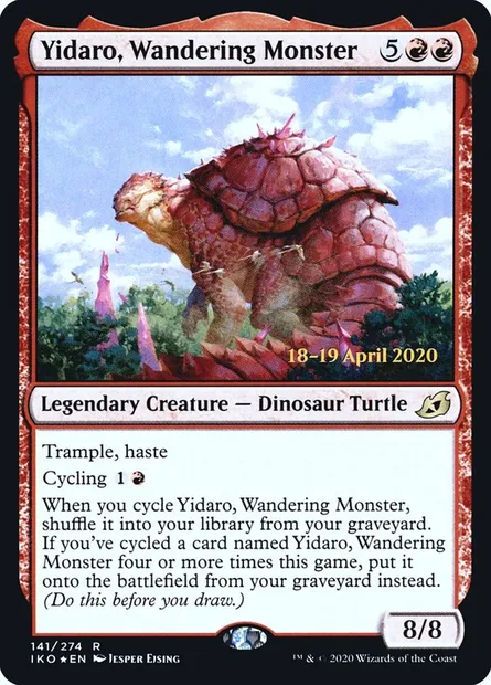 Yidaro, monstre errant, carte Magic PIKO 141s — extension Ikoria: Lair of Behemoths Promos