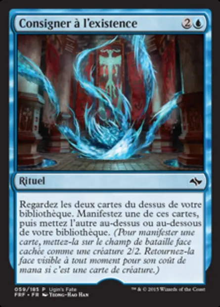 Consigner à l'existence, carte Magic UGIN 59 — extension Ugin's Fate