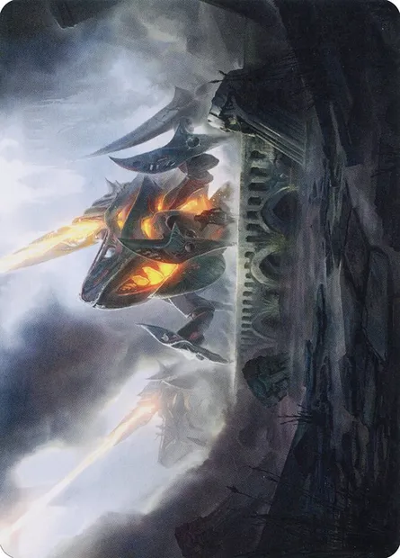 Skitterbeam Battalion // Skitterbeam Battalion, Magic card ABRO 21 — The Brothers' War Art Series set