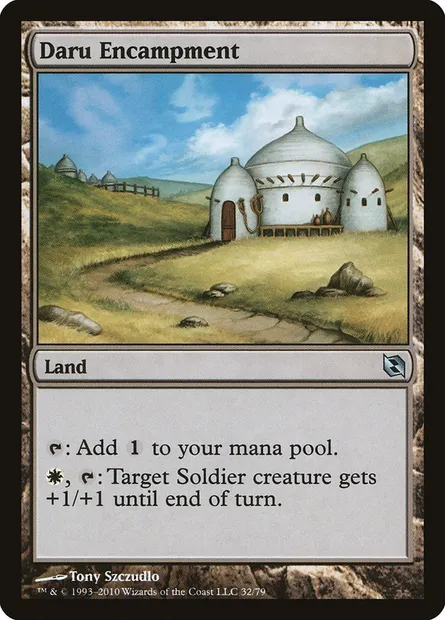 Daru Encampment, Magic card DDF 32 — Duel Decks: Elspeth vs. Tezzeret set