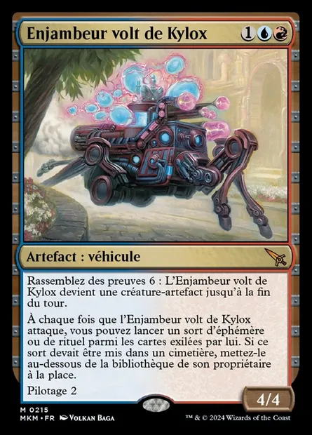 Enjambeur volt de Kylox, carte Magic MKM 215 — extension Murders at Karlov Manor