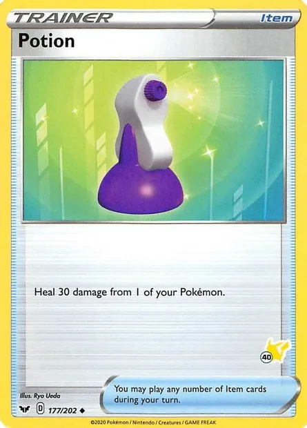Potion, carte Pokémon BA22 177-40 — extension Battle Academy 2022