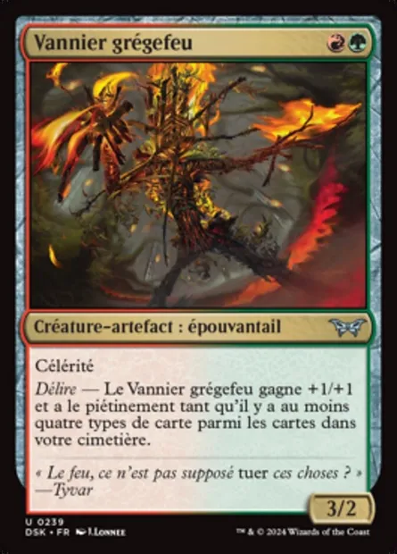 Vannier grégefeu, carte Magic DSK 239 — extension Duskmourn: House of Horror