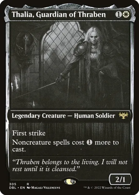 Thalia, Guardian of Thraben, Magic card DBL 305 — Innistrad: Double Feature set