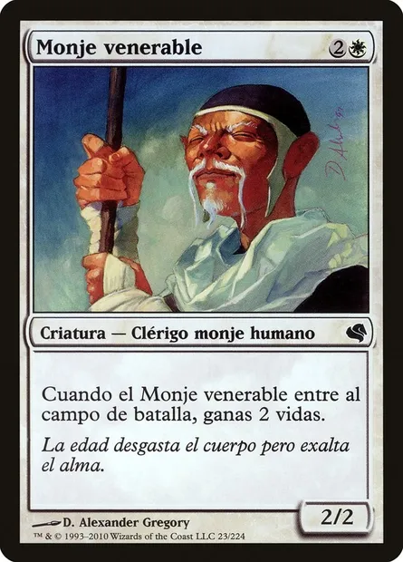 Venerable Monk, Magic card PS11 23 — Salvat 2011 set
