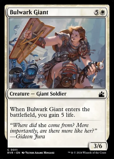 Bulwark Giant, Magic card RVR 11 — Ravnica Remastered set