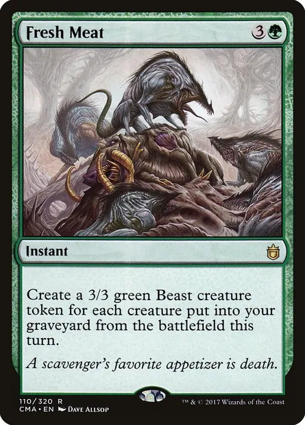 Fresh Meat, Magic card CMA 110 — Commander Anthology set