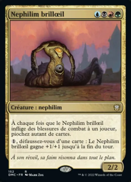 Nephilim brillœil, carte Magic DMC 152 — extension Dominaria United Commander