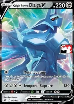 Origin Forme Dialga V, Pokémon card PPS 113-3 — Play! Pokémon Prize Pack Series set