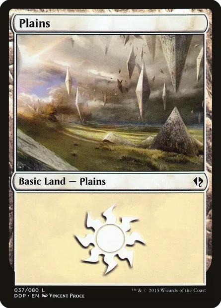 Plaine, carte Magic DDP 37 — extension Duel Decks: Zendikar vs. Eldrazi