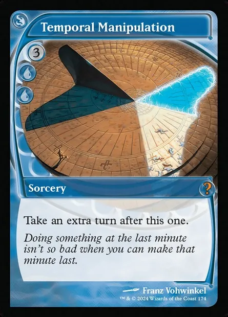 Temporal Manipulation, Magic card MB2 174 — Mystery Booster 2 set