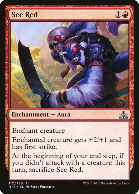 See Red, Magic card RIX 112 — Rivals of Ixalan set