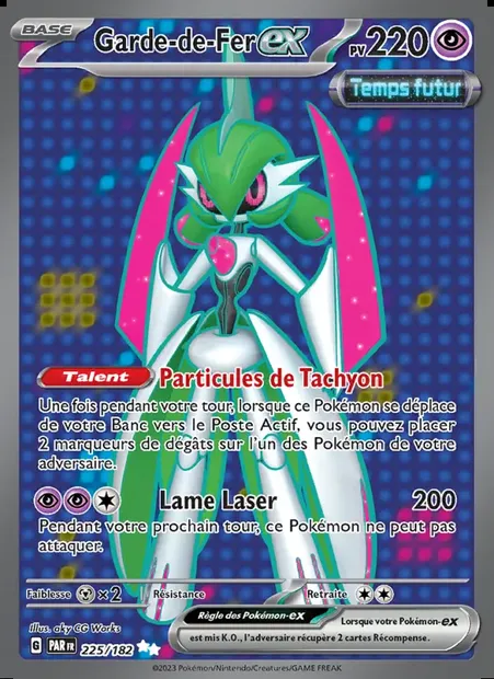 Garde-de-Fer-ex, carte Pokémon PAR 225 — extension Faille Paradoxe