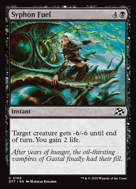 Syphon Fuel, Magic card DFT 108 — Aetherdrift set