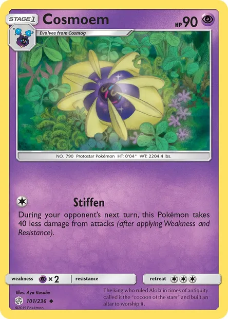 Cosmoem, Pokémon card CEC 101 — Cosmic Eclipse set