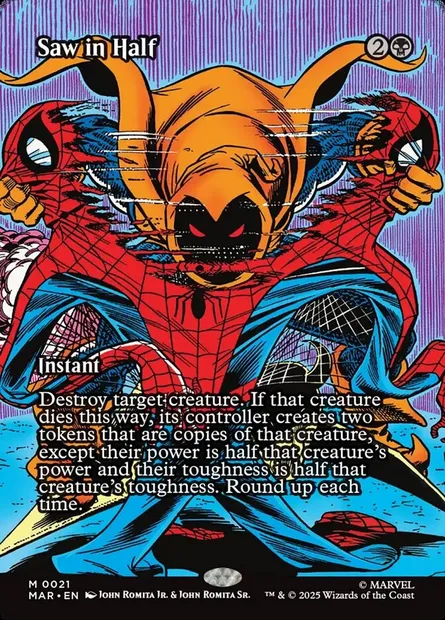 Saw in Half, Magic card MAR 21 — Marvel Universe set