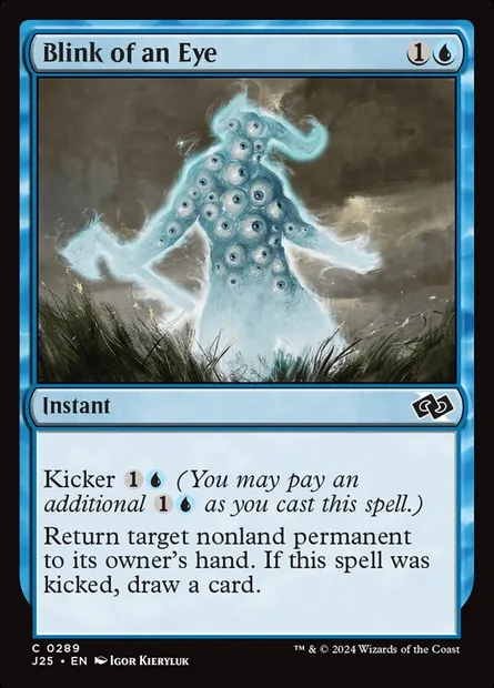 Blink of an Eye, Magic card J25 289 — Foundations Jumpstart set