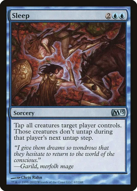 Sleep, Magic card M13 67 — Magic 2013 set
