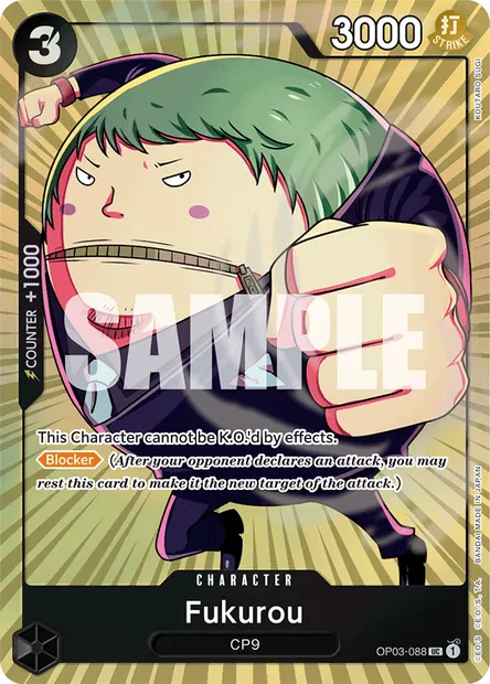 Fukurou, carte One Piece OP03-088 — extension PILLARS OF STRENGTH