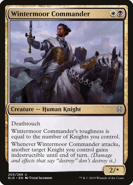 Wintermoor Commander, Magic card ELD 205 — Throne of Eldraine set
