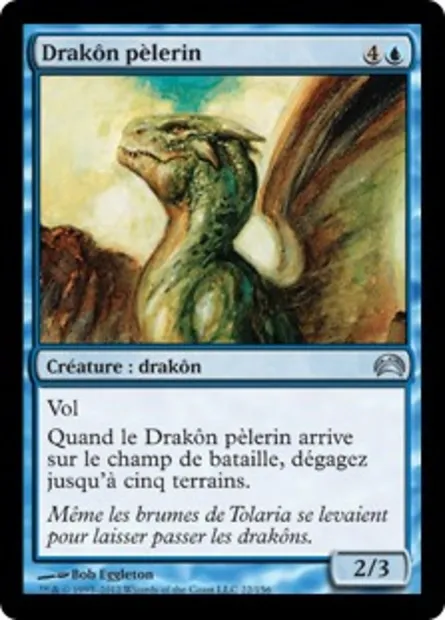 Drakôn pèlerin, carte Magic PC2 22 — extension Planechase 2012