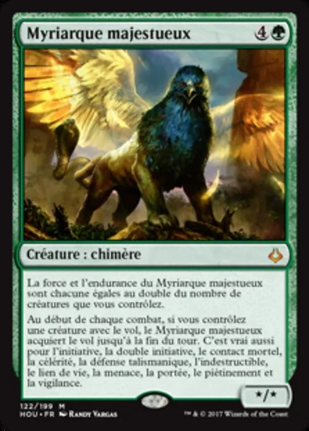 Myriarque majestueux, carte Magic HOU 122 — extension L’âge de la destruction