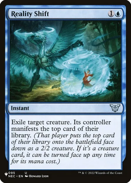 Reality Shift, Magic card PLST NEC-95 — The List set
